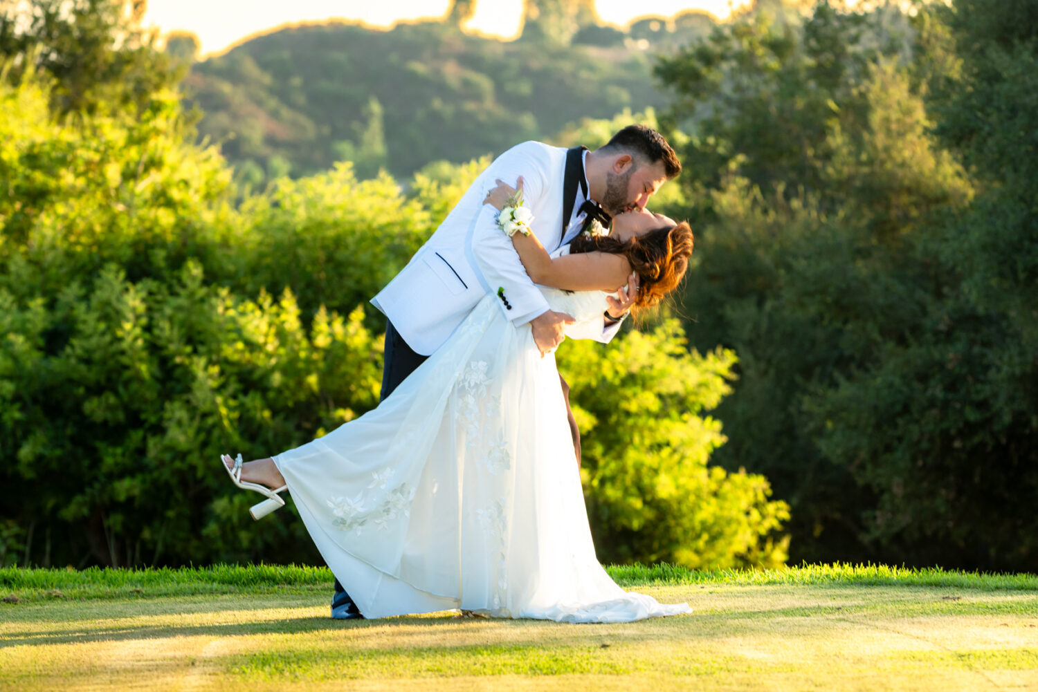 coto de caza golf & racquet club wedding dip