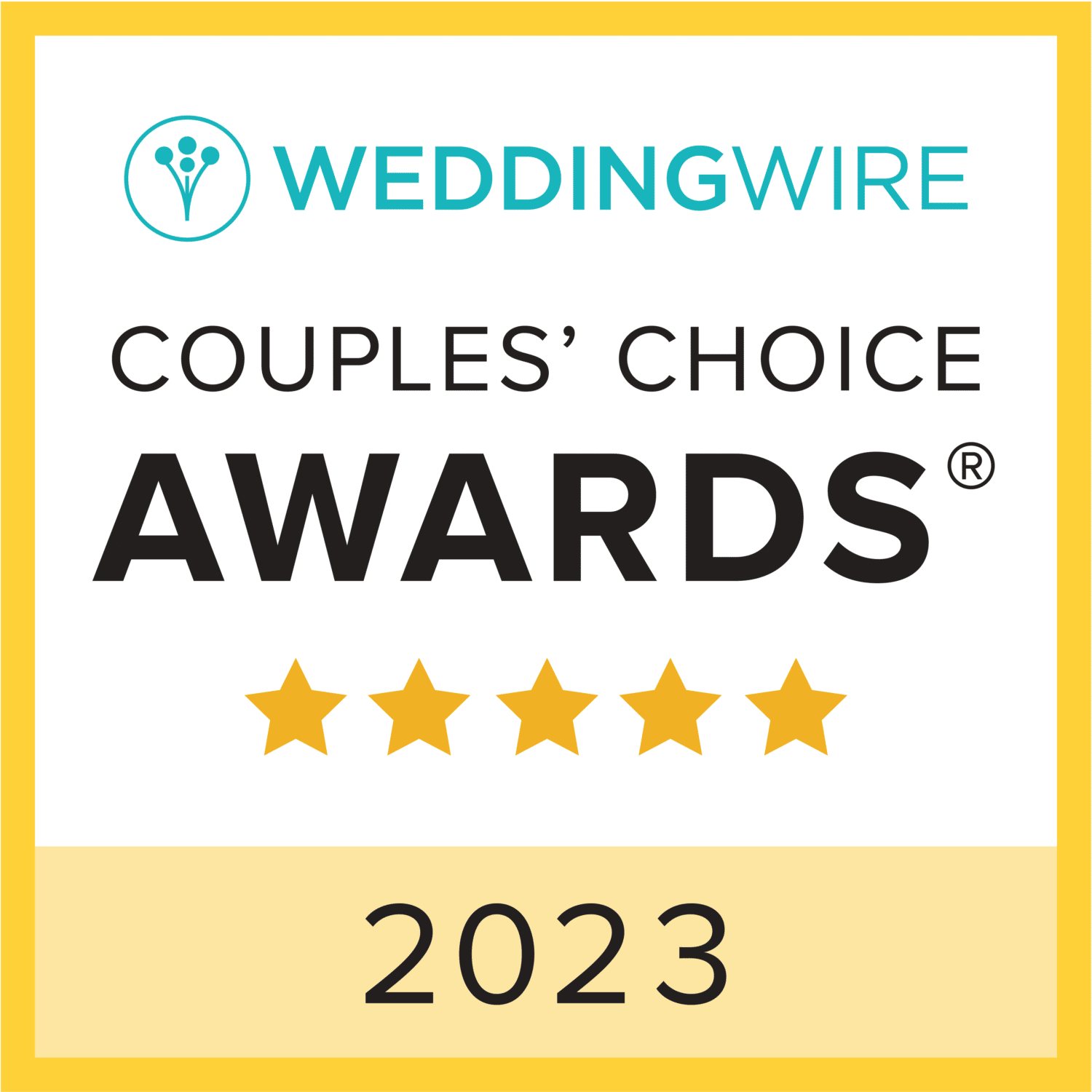 Weddingwire 2023 award